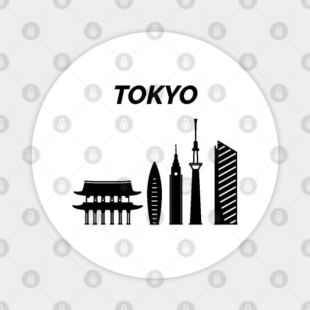 Tokyo Capital of Japan Magnet by maro_00